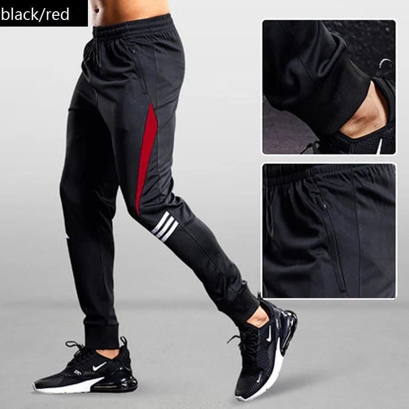 Black & Red Cotton Trouser For Man - Trouser For Men