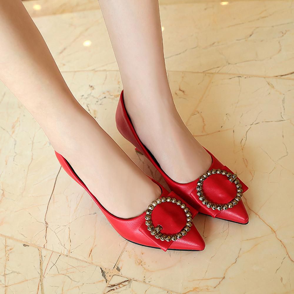 【ALLGOOD】Korean Style Women Sandals Lady Shoes Women Shallow Pointed Toe Sandals Ankle High Thin Heels Party Jobs Single Shoes Fashion Shoes Work female shoes women shoes