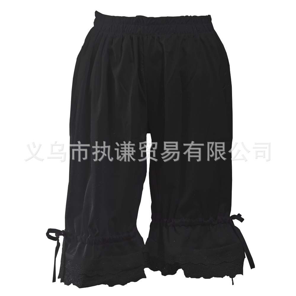 Lace Lolita Style Short Pants Women Bloomers Latern Pumpkin Ruffles Loose High Elastic Waist Short Underskirts