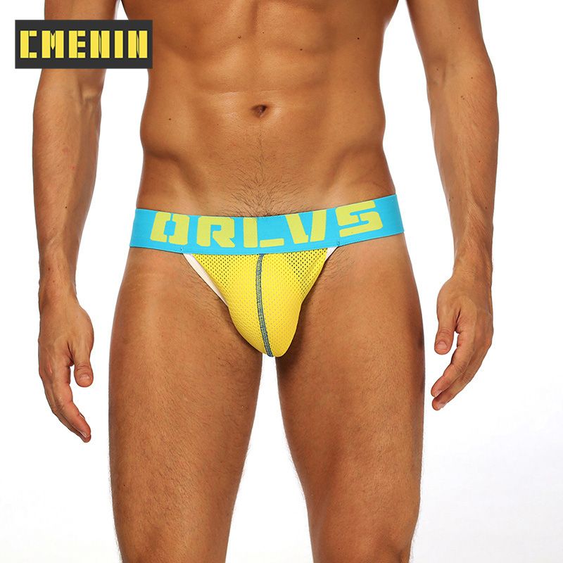 CMENIN Soft ORLVS (1 Pieces) Plain Cotton  Men Underwear thongss Mens Jockstrap Ins Style thongss And G strings CMENIN Soft Comfort Dot Innerwear OR154