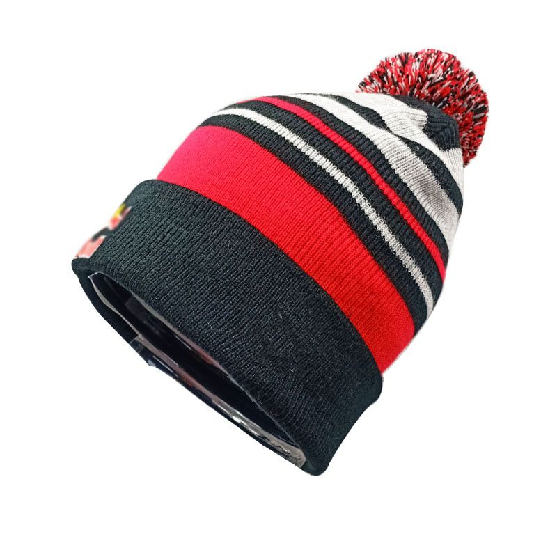 2021 Wholesale brand Skullies & Beanies Men's And Women's Soft Elastic Cap Ski Knitted Brimmed Hat Winter Warm Loose Hat Srts
