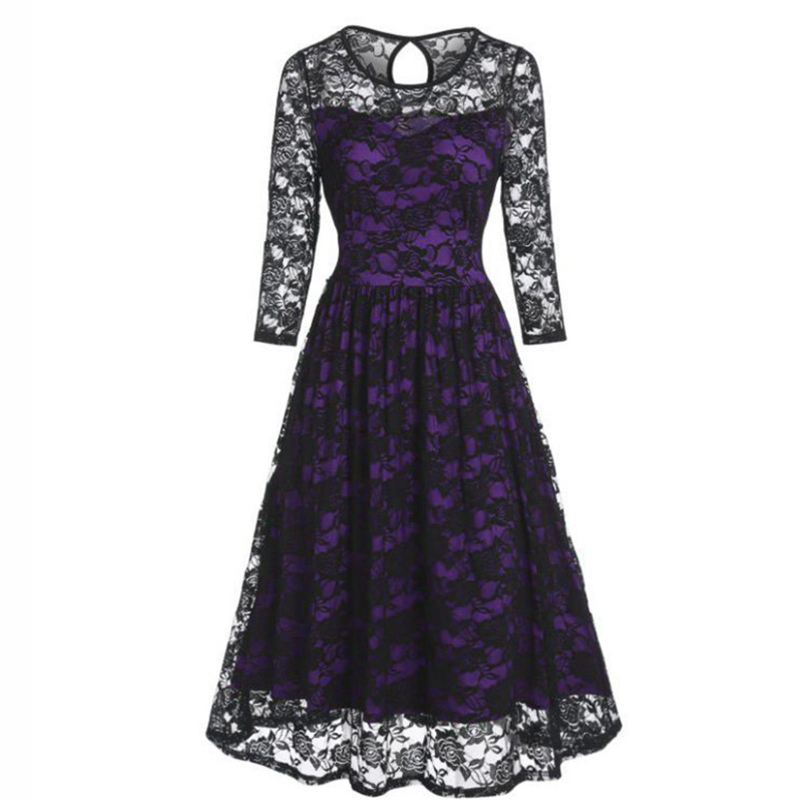 Formal Dress Rose A-line Pleated Dress