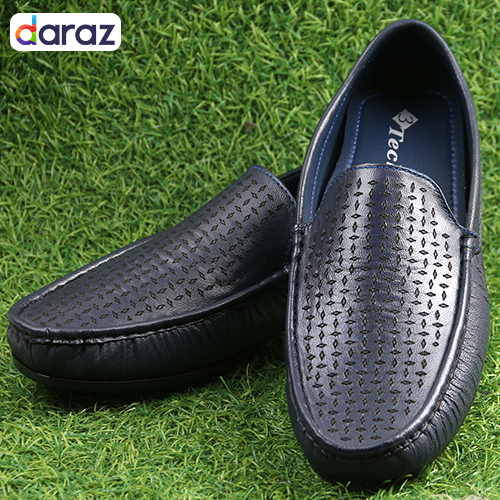 Premium Leather Loafers Shoes for Men F&D99-F104 Blue