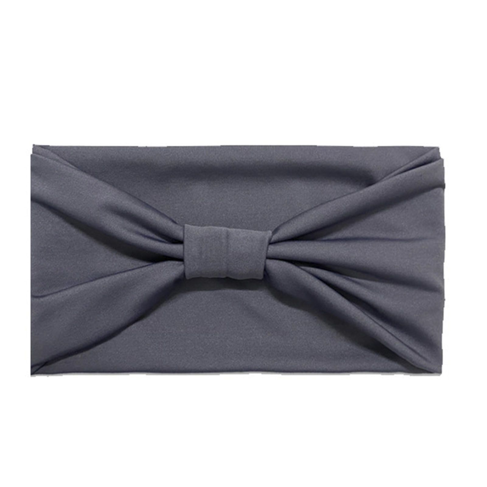 Lady Hair Band Solid Color Breathable Head Wrap