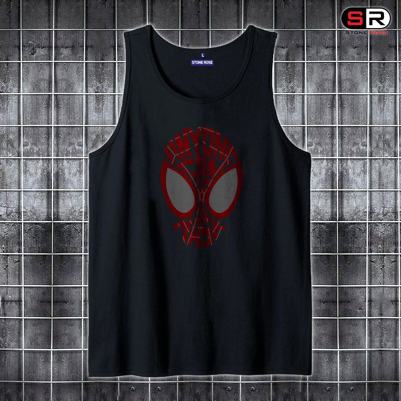 Spiderman Design Tank Top For Men's By Stone Rose - 16847T