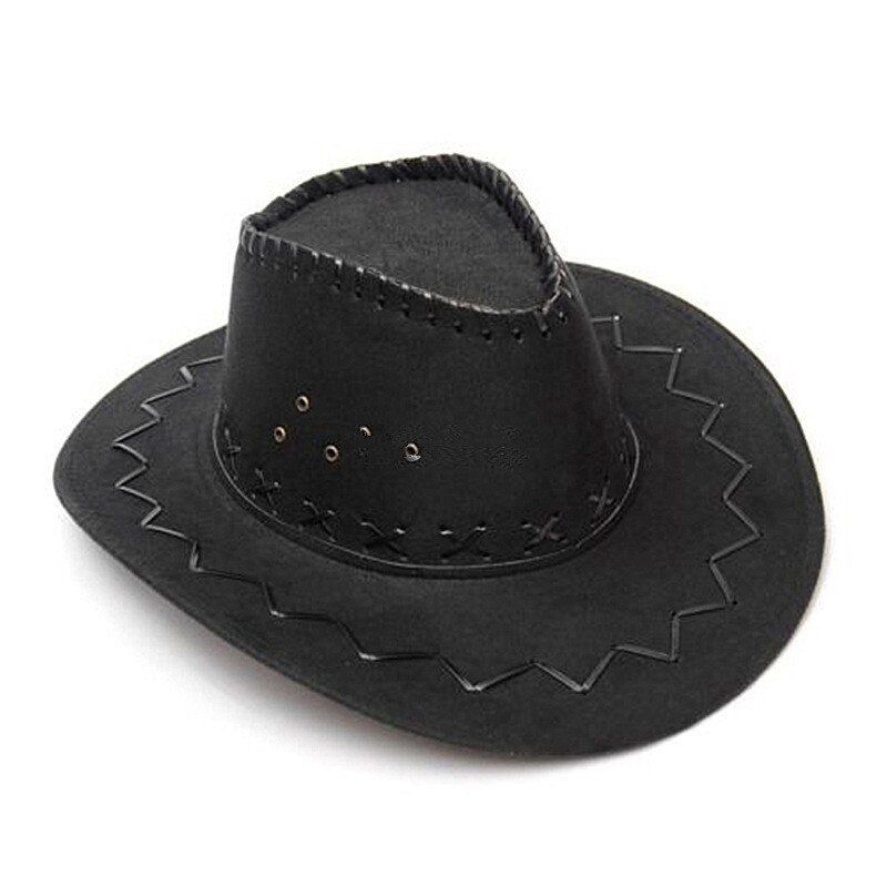 2020 Cowboy Hat Suede Look Wild West Fancy Dress Men Cowgirl Unisex Hat wholesale Drop Shipping