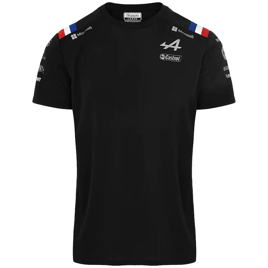 F1 T-Shirt Official Formula One Alpine F1 Team Blue Short Sleeve Racing Race Summer T-Shirt Fan Oversized Top