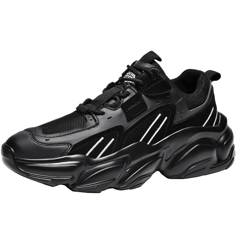 Tide Brand High Quality Sports Shoes Clunky Sneaker Casual Men's Thick-soled Net Red Tide Shoes Large Size：EU39-46 45 Ins Student Fashion Sports Shoes Street Trend Handsome Men's Shoes