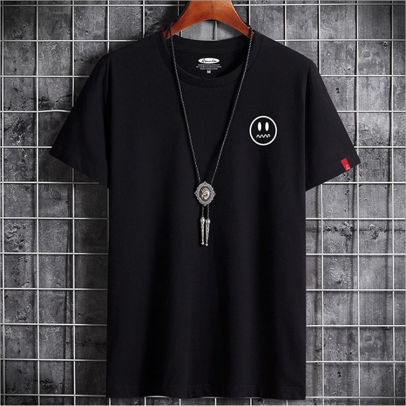 Fashion Summer for Men Clothing Graphic Vintage T-shirt Tshirt Harajuku Manga Anime O-Neck White Oversized Anime T Shirt
