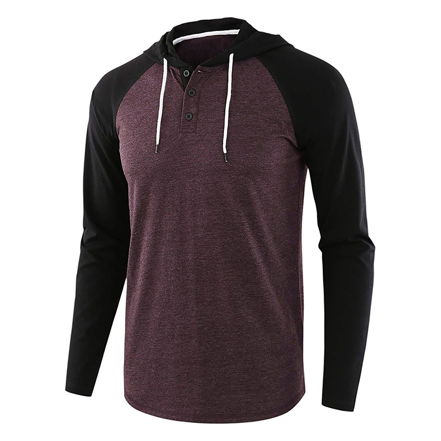 Men Top Hooded Wear-resistant Spring Shirt