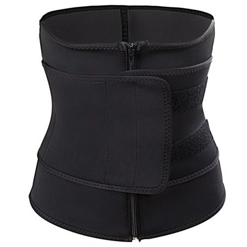 Abdominal Slimming Belts Women Waist Trainer High Compression Zipper Latex Waist Cincher Corset UnderBody Shapewear