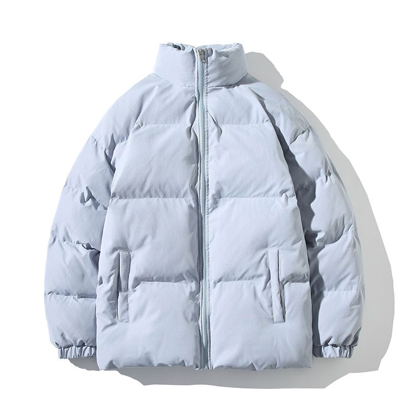 LEGIBLE Men's Winter Jacke Casual Oversize Stand Collar Thick Jacket Mens Coat Loose Parkas Man