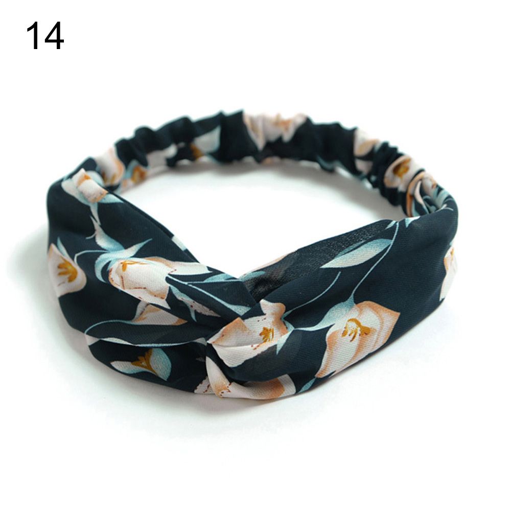 【BestGO】Fashion Bohemian Hairband Print HeadbanFor s Retro Cross  Turban Bandanas Ladies Head Wrap Headwear Hair Accessories