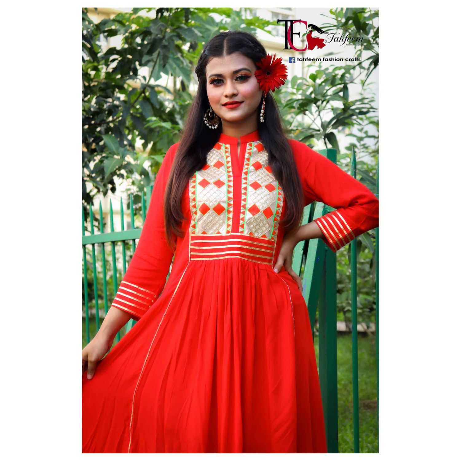 Fashionable/One piece/Deshi Kurtis/Anarkali kurti/Soft lilen kurti/Trendy