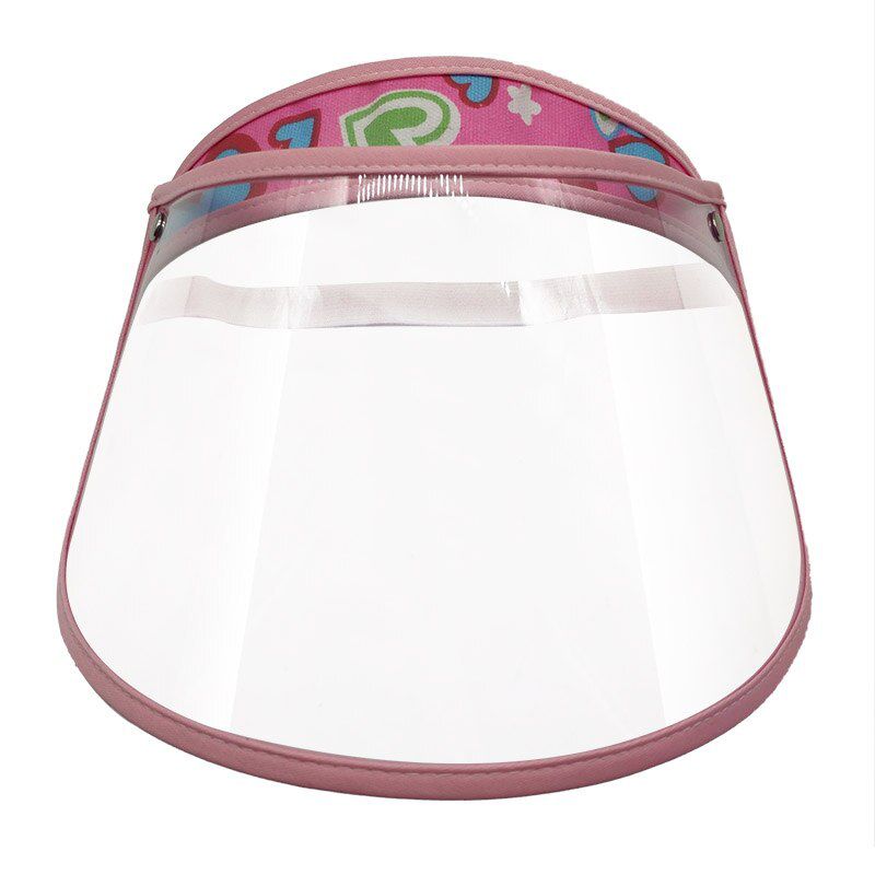 Summer Anti-fog Hat Sun Hats Full Face Screen Anti-fog Transparent Empty Top Hat Sun Visor Hat Outdoor Reusable