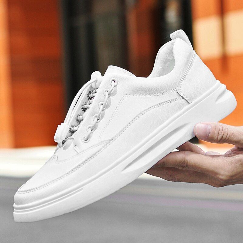 Leather Mens Shoes lace up Low Top Red Bottom Shoes mens Loafers Fashion Casual Shoes men white Shoes man sneakers