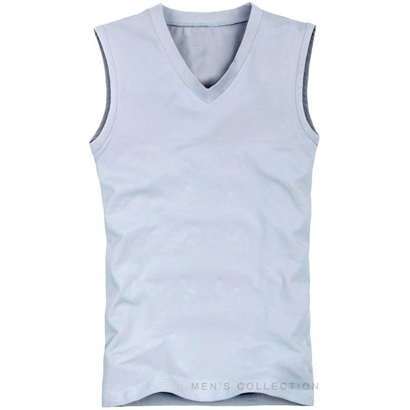 Cotton Big Size Summer Men Clothing TaTops Singlets Sleeveless Fitness Men Vest Bodybuilding T Shirt Black White Gray