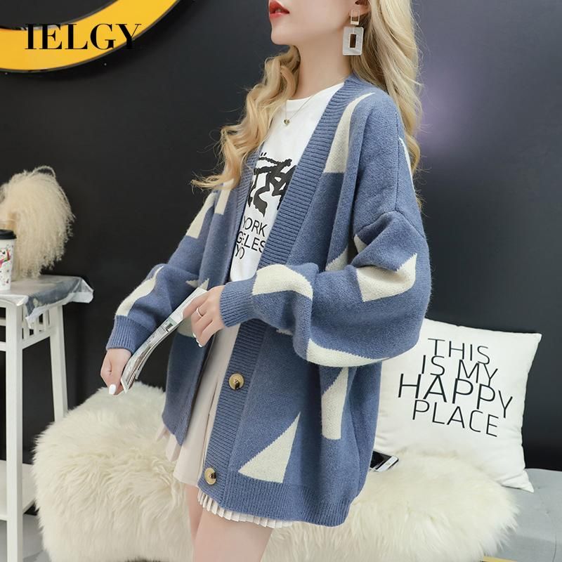 IELGY Coats Casual Knitted Sweater for Women