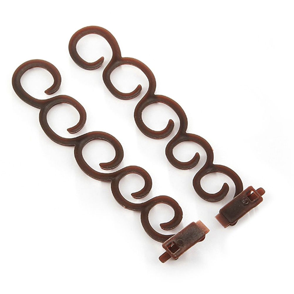 2Pcs Magic Hair Twist Centipede Styling Braid Clip Stick Bun Maker DIY Tool