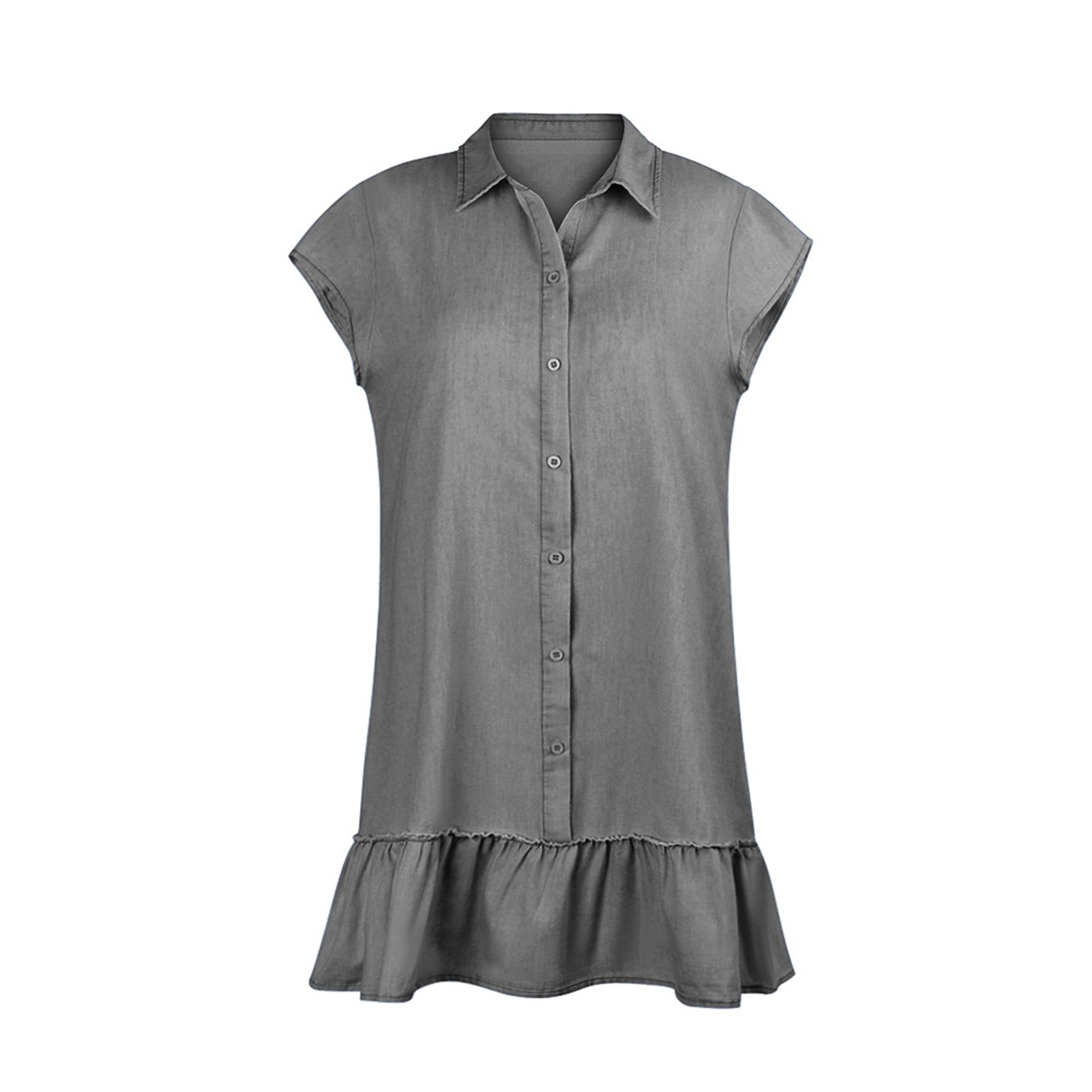 Women Sundress Solid Color Tament Slim-fitting Dress
