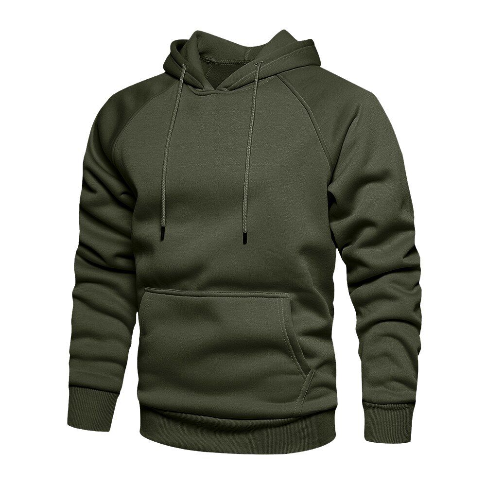 Hoodies Sweatshirts Men Solid Color Hoodie  Hop Streetwear Outwear Autumn Winter Long Sleeve Hoody Male Pullover Tracksuit