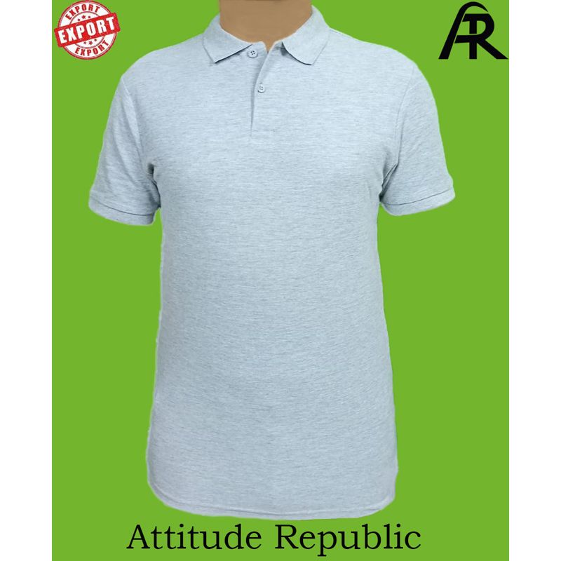 PRIMARK'S MENS PIQUE POLO-ASH