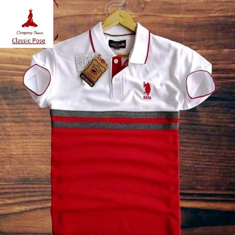 cotton smart polo shirt for smart boy-