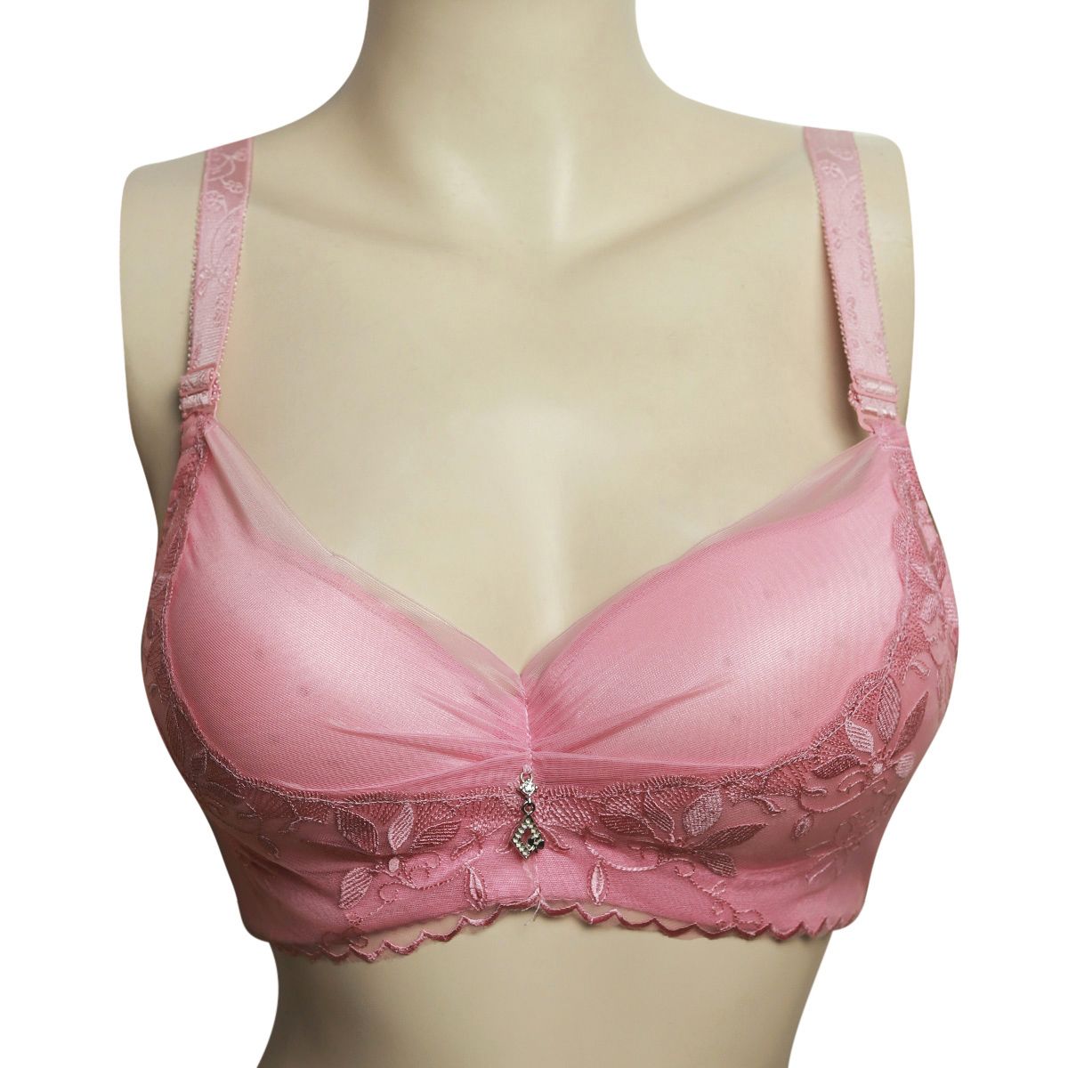 Pink Color Foam Bra for Women