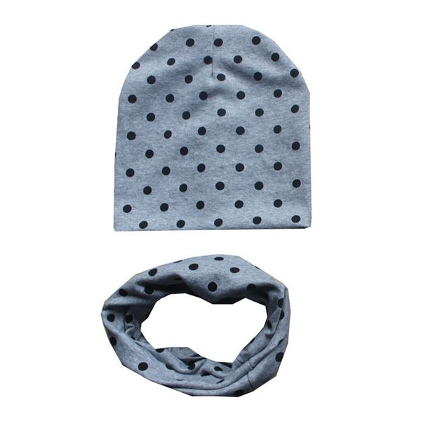 Winter Children Cotton Hats Set Star Love Heart Dot Cartoon Print Girls Boy Beanies Caps Toddler Child Cap Scarf