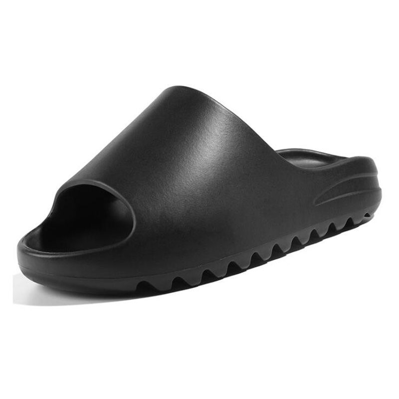 Summer Home Women Heel Slippers 3cm Thick Bottom Serrated Sole Non Slip Bathroom Ladies Slides Indoor Couples Platform Slippers