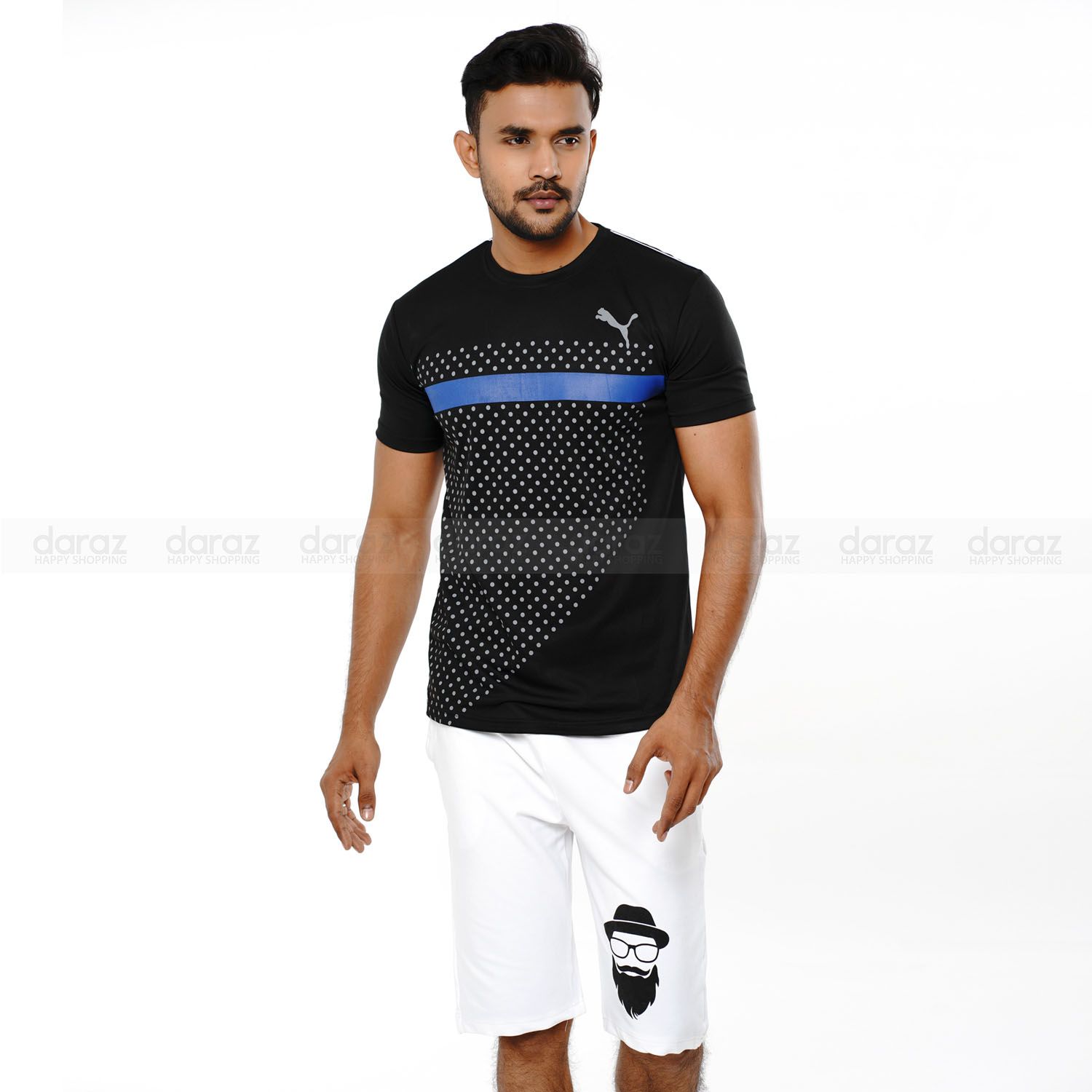 High Quality Jersey T-shirt & 3 Quarter Pants For Man