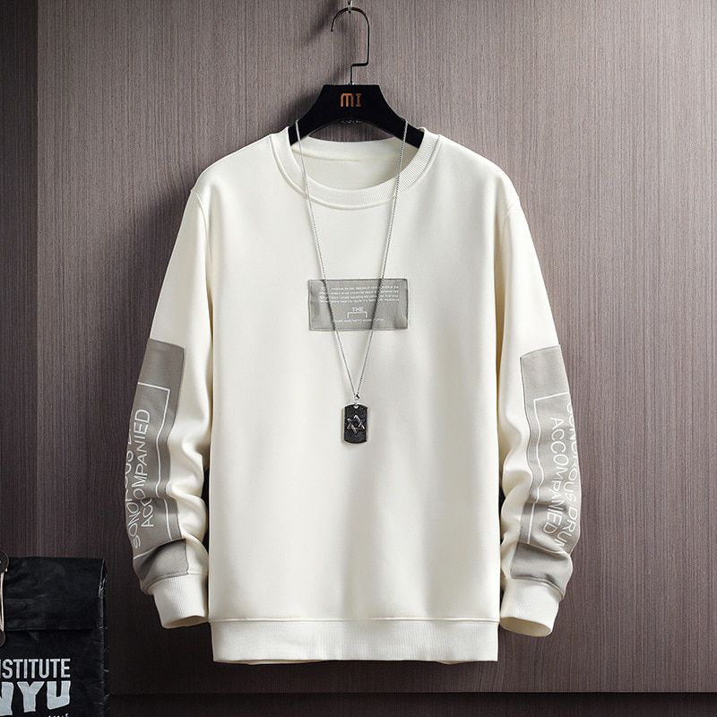 Solid Color Sweatshirt Men Harajuku Hoodies Autumn Spring Hoody Casual Hoodie Cotton Sweatshirts Men Streetwear Clothes