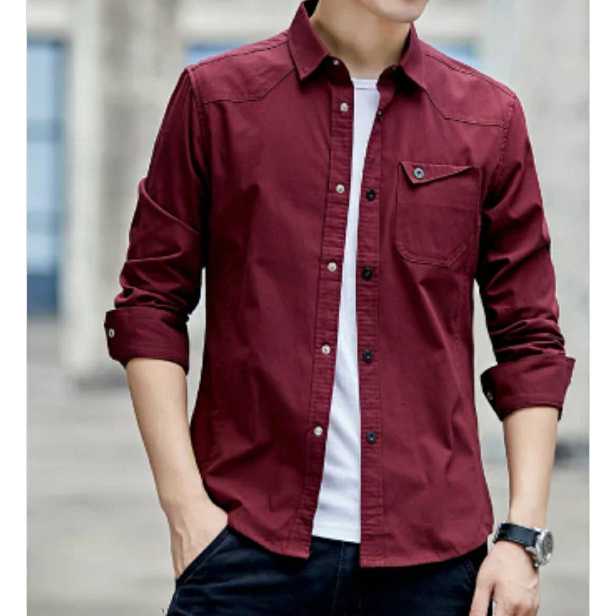 Long Sleeve Casual Shirt For Man - Shirt - Shirt For Men - Shirt For Men