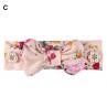 Fashion Women Floral Bowknot Anti Slip Faux Pearl Buttons Hairband Headband
