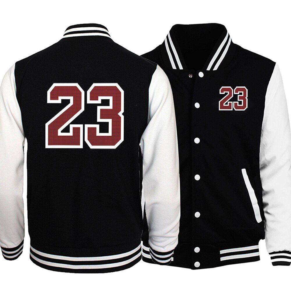 Fashion Letter Men's Jacket Printed Baseball Jacket Uniform Fleece Casual Streetwear Autumn and Winter -hop Jacket Y2k