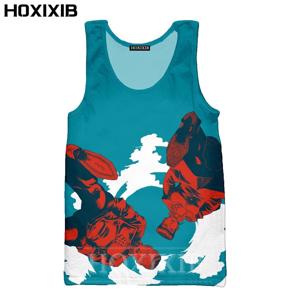 3D Print Jn Comics JoJo Bizarre Adventure Vest Men Tees Women Anime TaTops Jonathan Joestar Sleeveless Undershirt