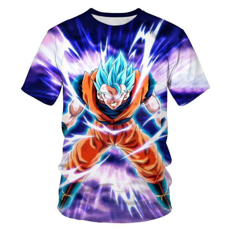 New Dragon Ball Z T Shirt Summer Fashion Anime Wukong Daxian 3d Print Men Children Love Short-sleeved T-shirts Pattern Clothes