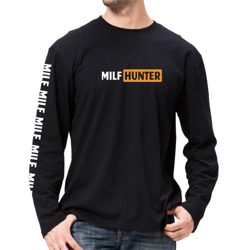 MILF T Shirt Funny Joke Men Short Sleeve Creative Design  Joke 100% Cotton Tops Tee Homme