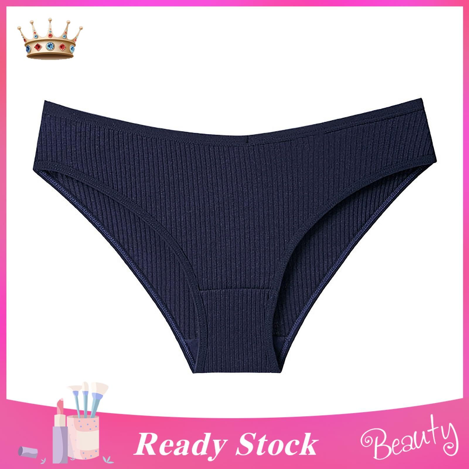 Women Underpants Low-Rise Pure Color Slim-fitting Panties