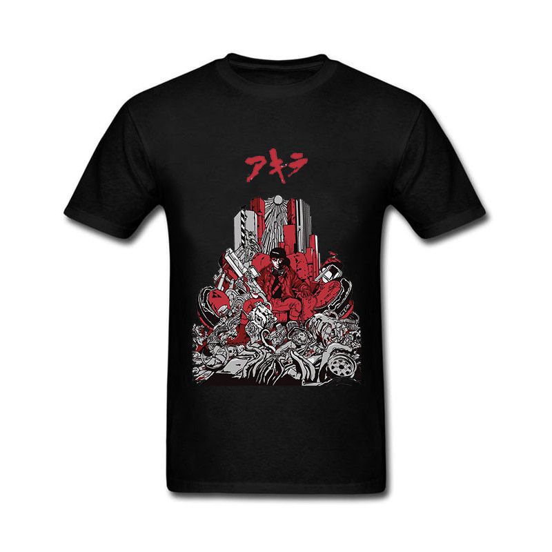 Akira Anime Printed T Shirts Japanese Anime Manga Harajuku Fashion O-Neck T-Shirt Streetwear Casual Tops Tee