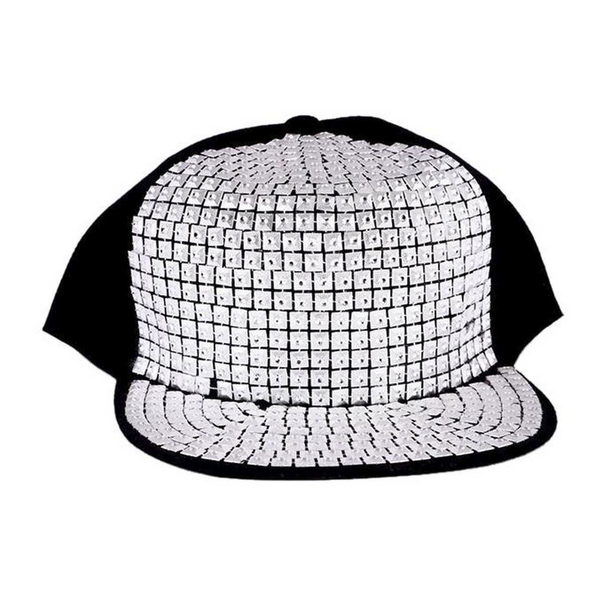 Black Cotton DJ Cap for Men