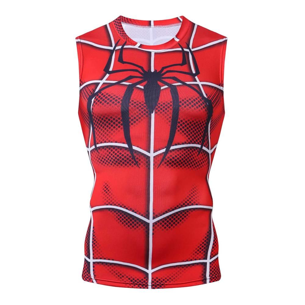 Anime 3D Printed Cartoon TaTops Men Exercise Fitness Compression Clothing Summer Fashion Sleeveless Tanktop