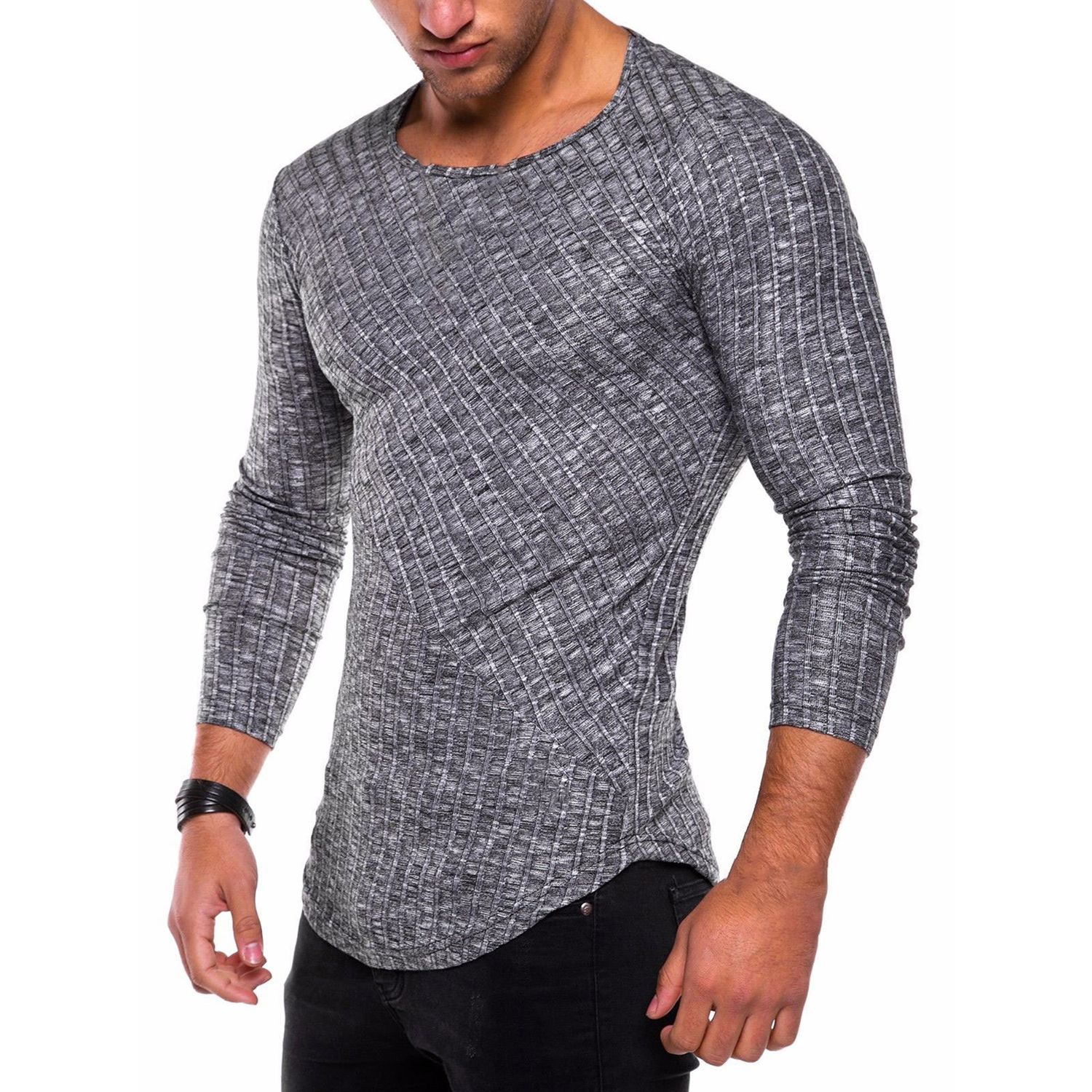 Spring T-shirt Pure Color Quick Dry Base Shirt