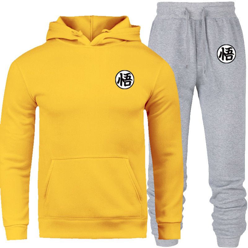 Newest Anime Fashion Brand Men's/Women's Hoodies Sets Dragon Wu slime Hoodie streetwear Men Sweat homme Casual tracksuit suits