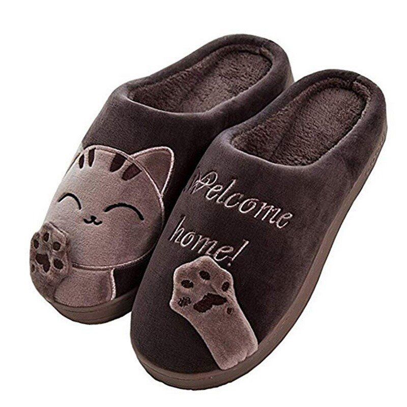 Interior Soft Cotton Bottom Slippers House Slippers Non-slip Interior Shoes cotton slippers for men and women