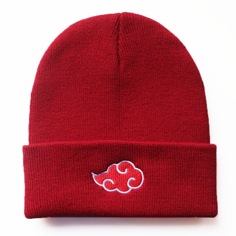 Men's Beanie Hat Round Top Caps Outdoor Keep-Warm Hat Trendy Casual Hats Knitting Anime Embroidery Simple Cap For Women Unisex