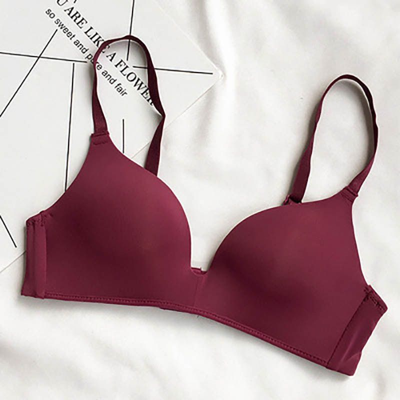 Women Fashion Underwear Thin Bras Push Up Lingerie No Steel Ring Seamless Bra Bralette Wireless Brassiere Female Intimates