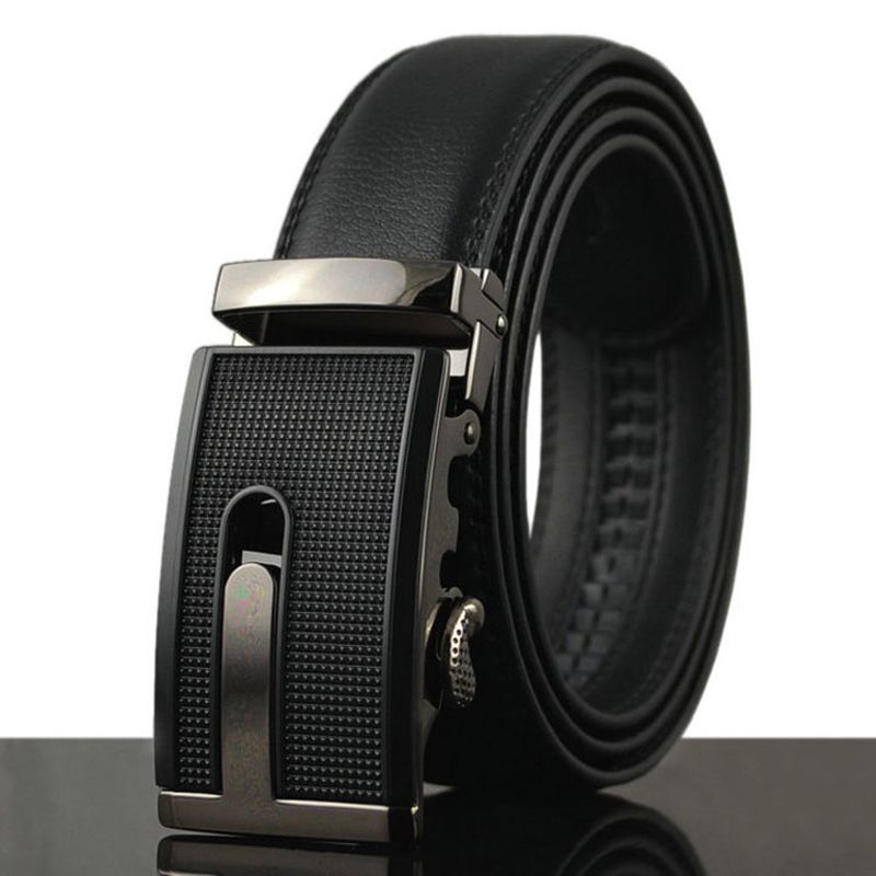 MUSENGE Belt Leather Belt Men Designer Belts Men High Quality Cinturones Hombre Ceinture Homme Cinto Strap Automatic Buckle Blue