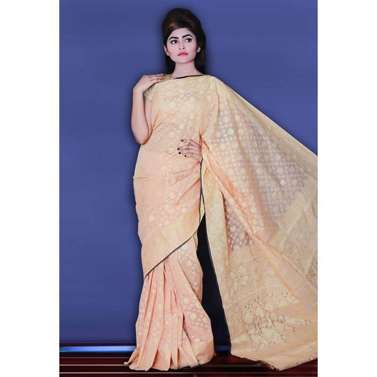 Half Silk Sharee Without Blouse Piece For Women