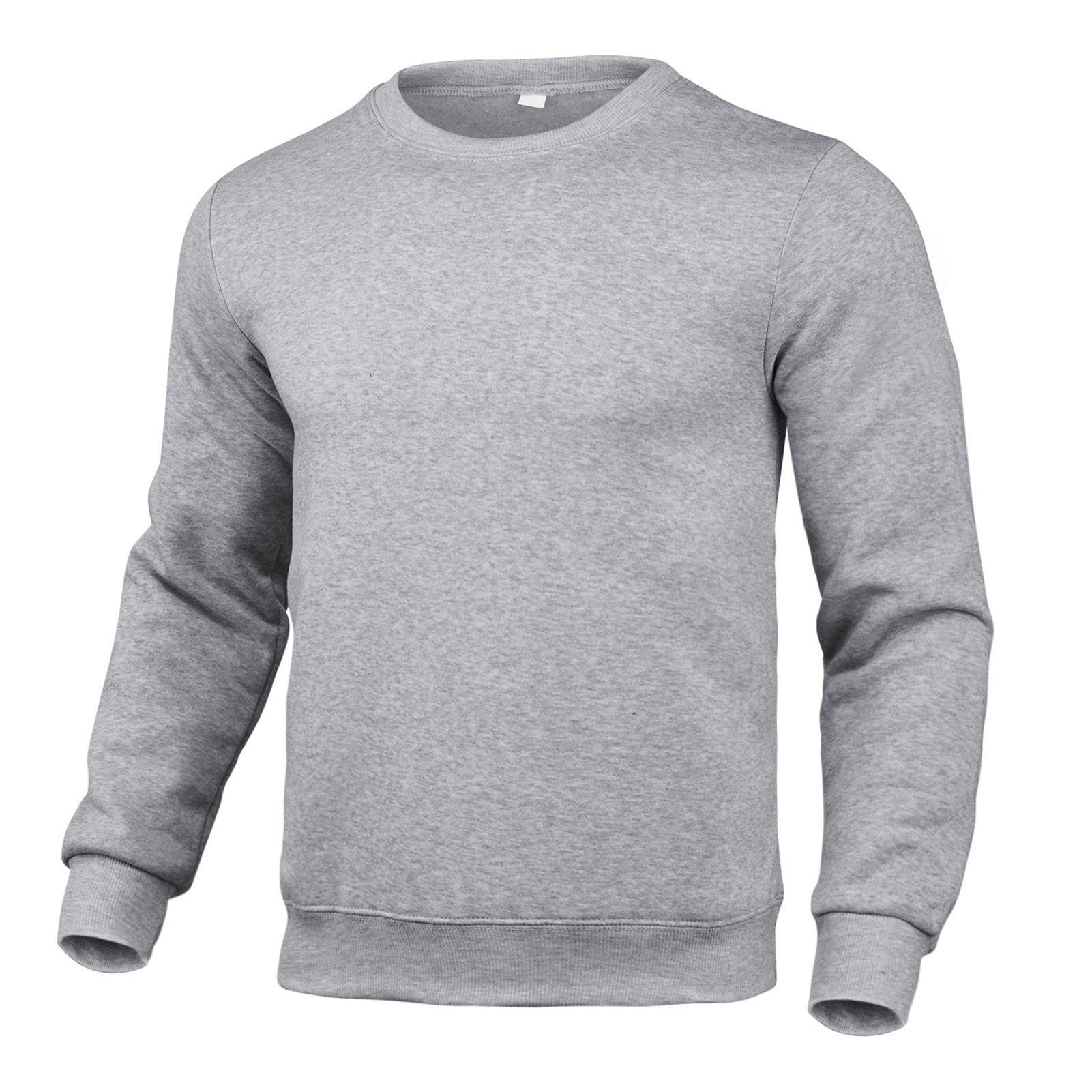 Unisex Sweatshirt Long Sleeve Crew Neck Rib Cuff Pullover